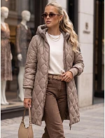 Dámská přechodová bunda TY5866 béžová - FashionStreet Dámská přechodová bunda TY5866 béžová - FashionStreet