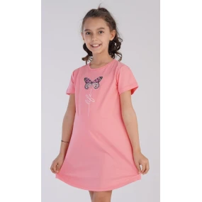 Dětská noční košile s krátkým rukávem Motýl