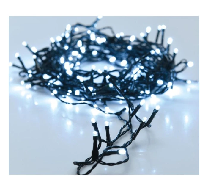 VÁNOČNÍ STROM SVĚTLA SVĚTELNÝ ŘETĚZ 480 VEDL ČASOVAČ STUDENÁ BÍLÁ