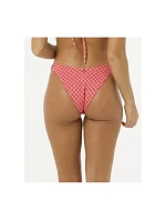 Plavkové kalhotky Shell model 22235323 High Leg Cheeky červené - Rip Curl Plavkové kalhotky Shell model 22235323 High Leg Cheeky červené - Rip Curl