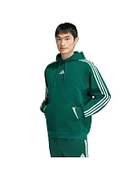 Bluza męska adidas Essentials 3-Stripes Fleece Hoodie zielona KZ1413 pánské Bluza męska adidas Essentials 3-Stripes Fleece Hoodie zielona KZ1413 pánské