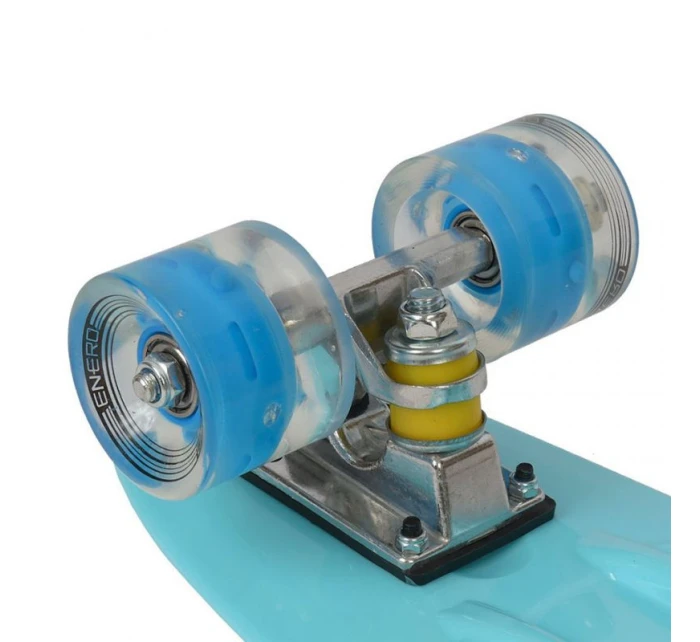 Plastový skateboard 22" Led Enero modrý 1007366 Plastový skateboard 22" Led Enero modrý 1007366