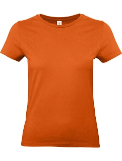 B&C #E190 /women Dámské tričko z těžké bavlny 01.004T urban orange