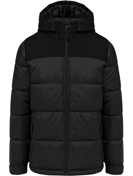Kariban K 6163 Prošívaná bunda s kapucí 20.6163 black Kariban K 6163 Prošívaná bunda s kapucí 20.6163 black