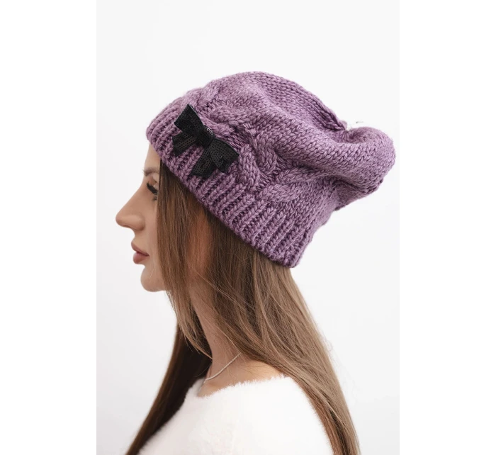 Čepice s rolováním Magda K293 camel