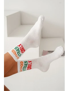 Dámské Ponožky S Good Vibes Bílé model 21683187 - Milena