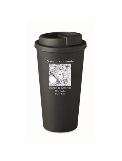 Personalizovaný termohrnek s mapou