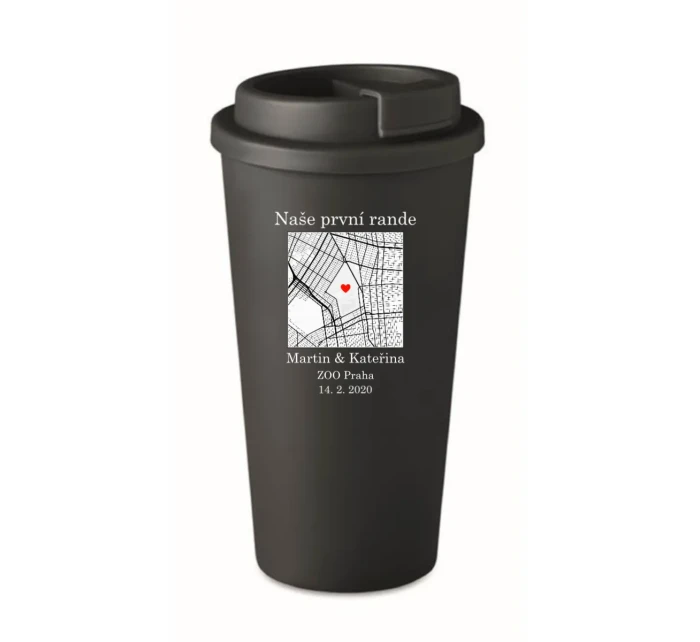 Personalizovaný termohrnek s mapou