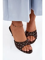 Klapky na podpatku model 227939 Step in style Klapky na podpatku model 227939 Step in style