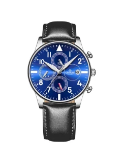 Pánské hodinky Giewont Chronograph Sapphire Black and Blue GW5630-A3