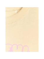 Dívčí tričko oversize s potiskem 4F 4FJRAW25TTSHF3197-12S