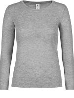 B&C #E150 LSL /women Dámské tričko s dlouhým rukávem 01.006T sport grey
