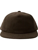 5 panelová manšestrová kšiltovka brown model 22456319 - Atlantis Headwear