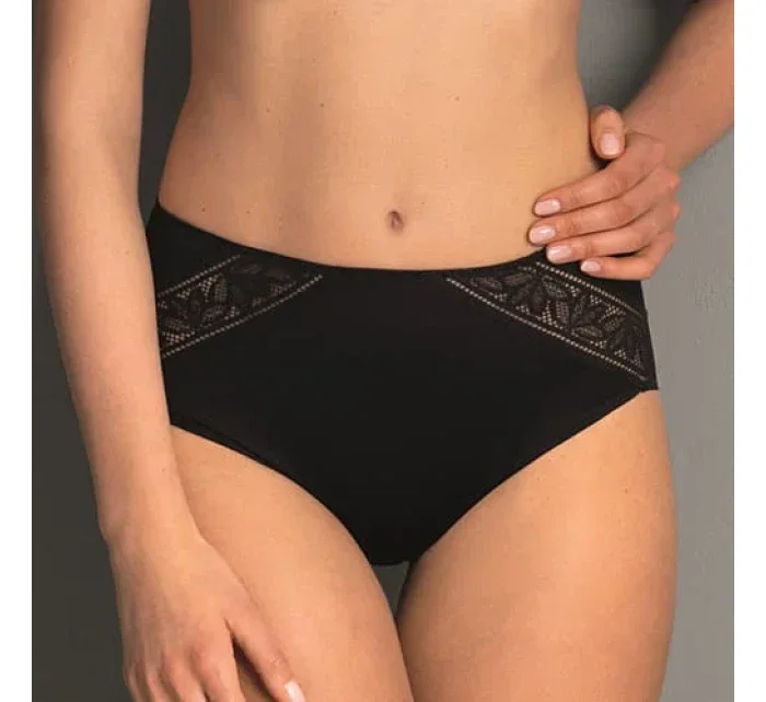 Selena vyšší kalhotky model 10618031 černá - RosaFaia Selena vyšší kalhotky model 10618031 černá - RosaFaia