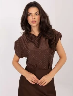 Bluzka MI BZ model 21795586 brązowy - FPrice Bluzka MI BZ model 21795586 brązowy - FPrice