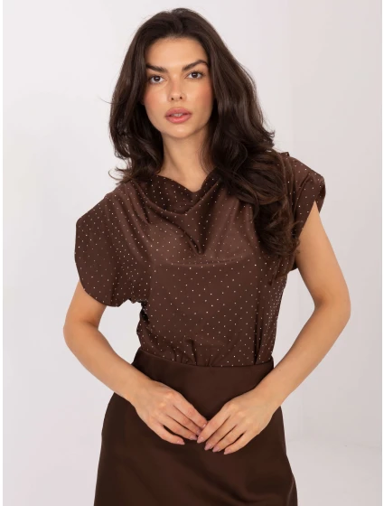 Bluzka MI BZ model 21795586 brązowy - FPrice