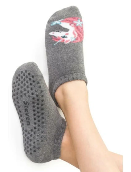 DĚTSKÉ FROTÉ S ABS 134 MELANGE GREY 26-28