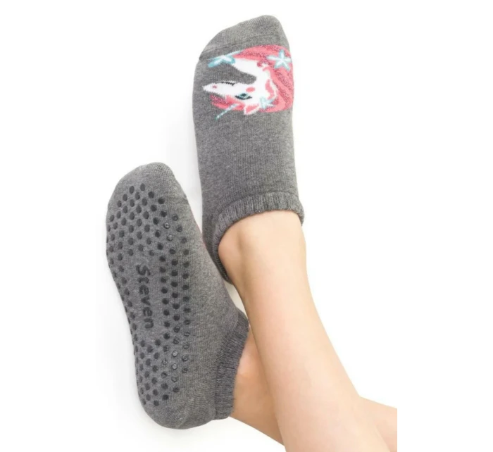 DĚTSKÉ FROTÉ S ABS 134 MELANGE GREY 26-28