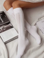 Milena podkolenky 0330 Ażur Warkocz 37-41