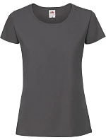Fruit of the Loom Lady-Fit Iconic 195 T Dámské tričko z těžké bavlny 16.1424 light graphite Fruit of the Loom Lady-Fit Iconic 195 T Dámské tričko z těžké bavlny 16.1424 light graphite