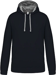 K 446 Kontrastní mikina s kapucí grey model 22509438 - Kariban