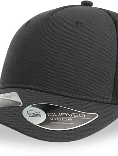 Atlantis Headwear Zion 5 panelová Trucker kšiltovka 33.0120 dark grey/black
