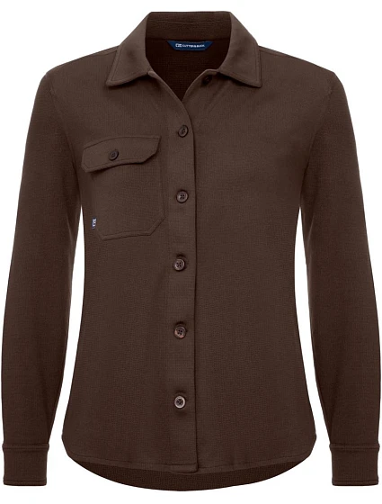 Cutter & Buck Advantage Shirt Women halenka dark mocca model 22458432 Cutter & Buck Advantage Shirt Women halenka dark mocca model 22458432