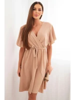 Šaty s překládaným výstřihem fango Šaty s překládaným výstřihem fango