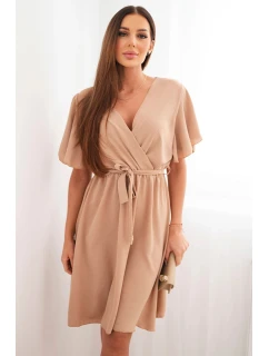 Šaty s překládaným výstřihem fango