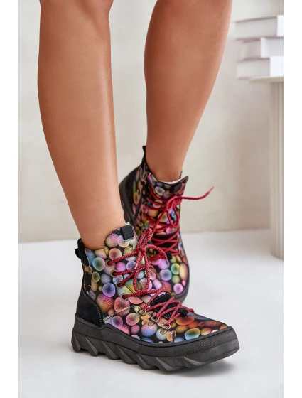 Kožené Dámské Zateplené Boty model 21677245 - Maciejka