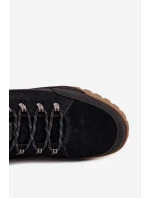 Semišové Pánské Turistické Boty Big Star SS174265 Černé Semišové Pánské Turistické Boty Big Star SS174265 Černé