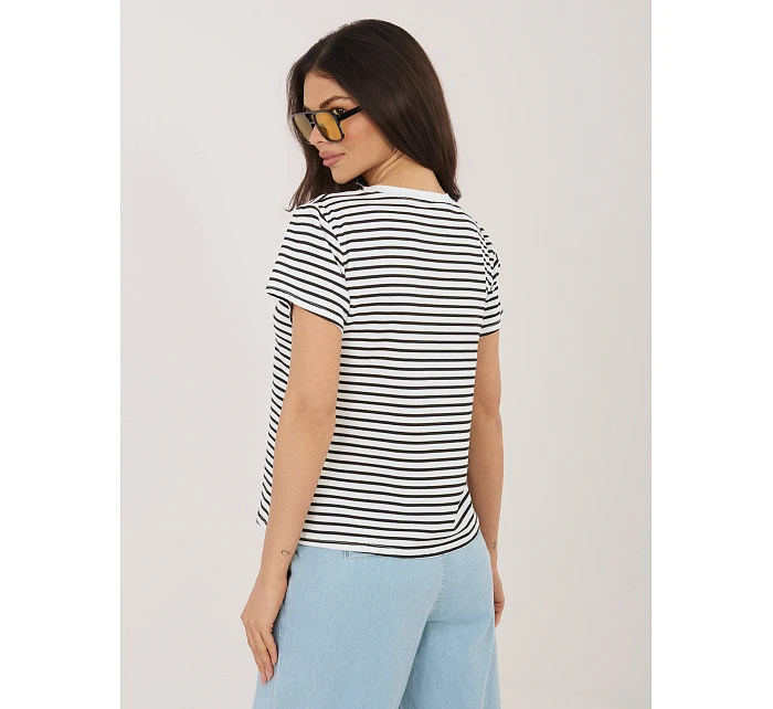 T shirt IT TS model 22076944 biało czarny - FPrice T shirt IT TS model 22076944 biało czarny - FPrice