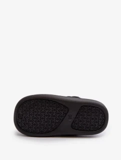Dětské pěnové pantofle se zdobením, černá opleia