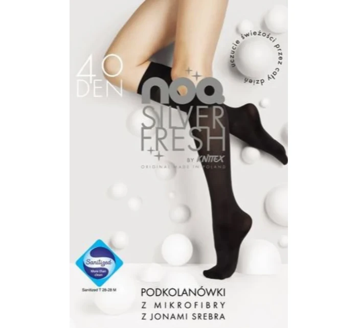 Dámské podkolenky s ionty stříbra
