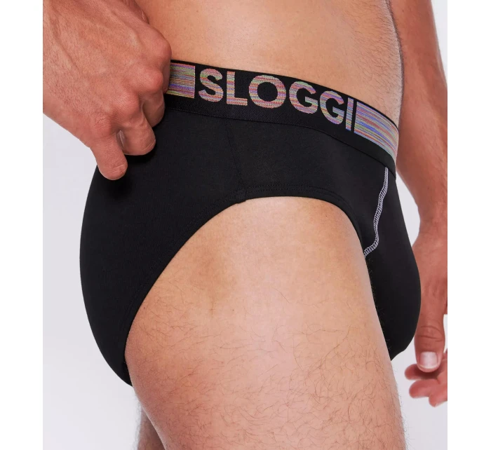 sloggi men GO ABC Natural B Midi 2P - BLACK - SLOGGI BLACK - SLOGGI