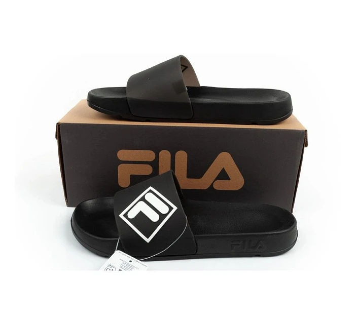 pánské sportovní žabky model 22072350 pohodlné módní černé - Fila