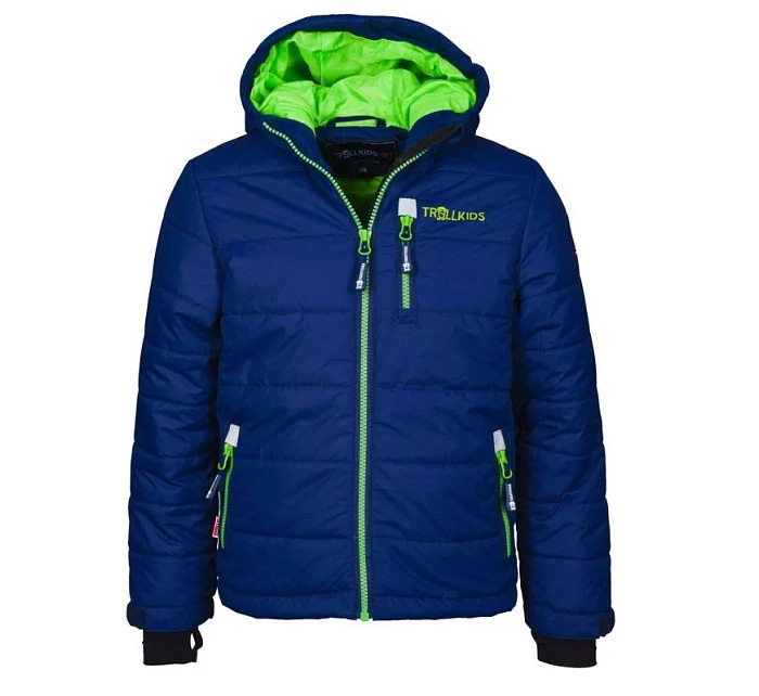 Dětská zateplená bunda Trollkids pro chlapce s kapucí, nepromokavá
