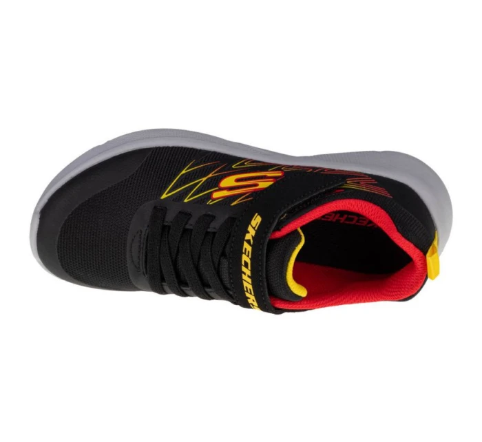 Boty Skechers Microspec Texlor Jr 403770L-BKRD Boty Skechers Microspec Texlor Jr 403770L-BKRD