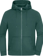 Daiber 8043 Těžká unisex oversize mikina s kapucí 02.8043 smoky green