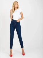 Spodnie model 21127113 ciemny niebieski - FPrice Spodnie model 21127113 ciemny niebieski - FPrice