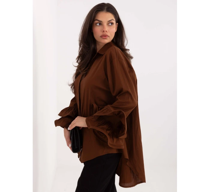 Košile IT KS 8381.56 hnědá