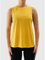 Dámské sportovní rychleschnoucí top loose 4F - oranžový Dámské sportovní rychleschnoucí top loose 4F - oranžový