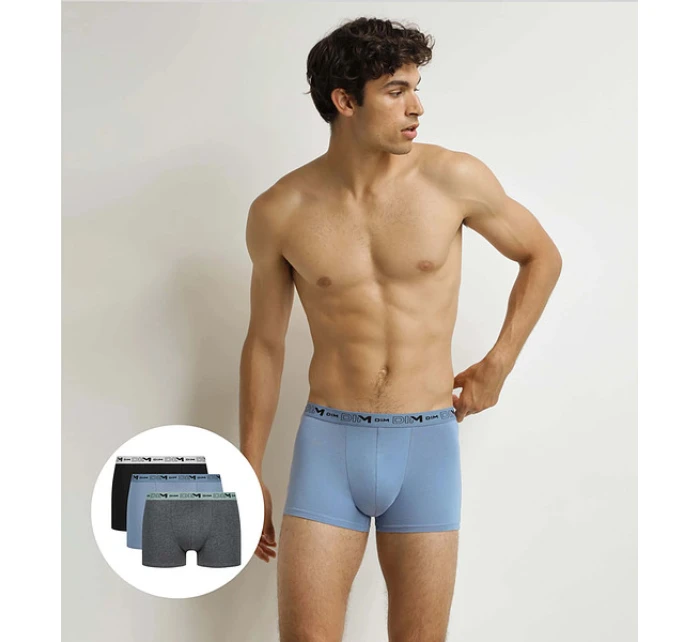 Pánské boxerky z model 21337670 bavlny 3ks COTTON STRETCH model 21337670 BOXER 3x   šedá - DIM
