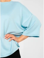 Bluzka RV BZ model 22007128 jasny niebieski - FPrice Bluzka RV BZ model 22007128 jasny niebieski - FPrice