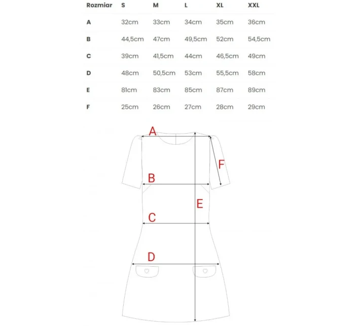 M855 Mini šaty áčkového střihu - krémové