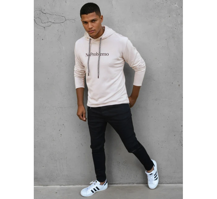 Pánská velbloudí mikina s kapucí FashionStreet BX5455