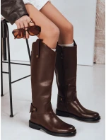 FashionStreet hnědé dámské boty ZY1329 FashionStreet hnědé dámské boty ZY1329