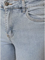 Dámské džíny se širokými nohavicemi světle modré FashionStreet UY2952