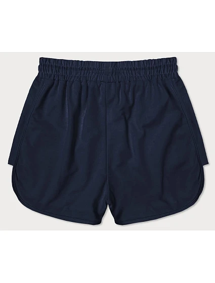 Tmavě modré dámské sportovní šortky model 18369426 - J.STYLE