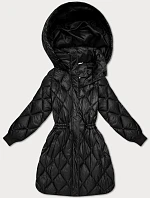Dámská zimní bunda nadměrné velikosti Minority black (M2-6518-1)